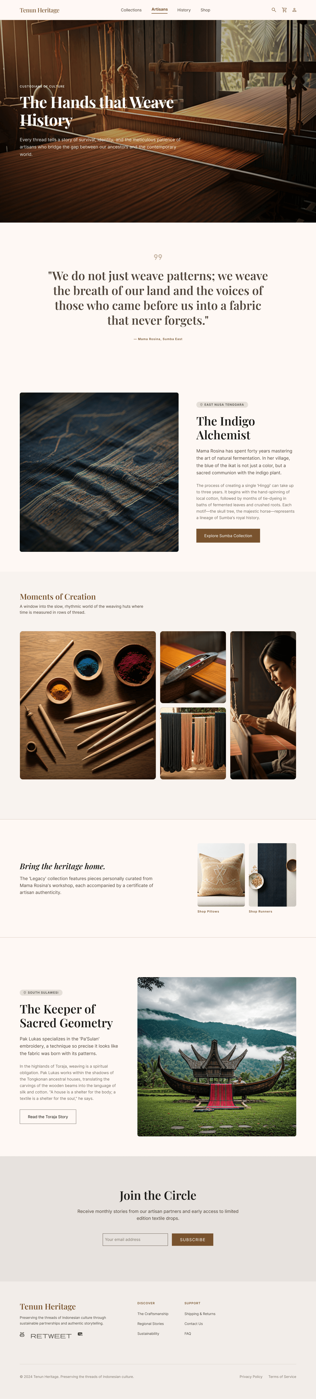 Tenun Heritage & Craftsmanship